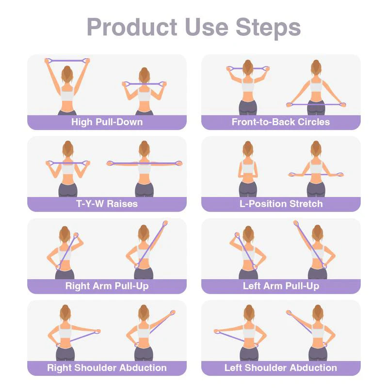 Figure 8 Workout Resistance Band for Yoga ( BUY 1 GET 1 FREE )