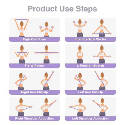 Figure 8 Workout Resistance Band for Yoga ( BUY 1 GET 1 FREE )