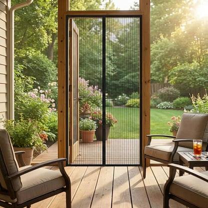 Magic Mesh Magnetic Mosquito Screen door net