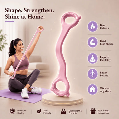 Figure 8 Workout Resistance Band for Yoga ( BUY 1 GET 1 FREE )
