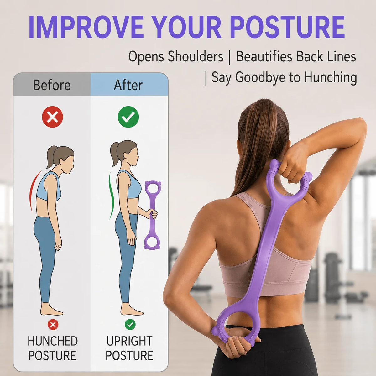 Figure 8 Workout Resistance Band for Yoga ( BUY 1 GET 1 FREE )