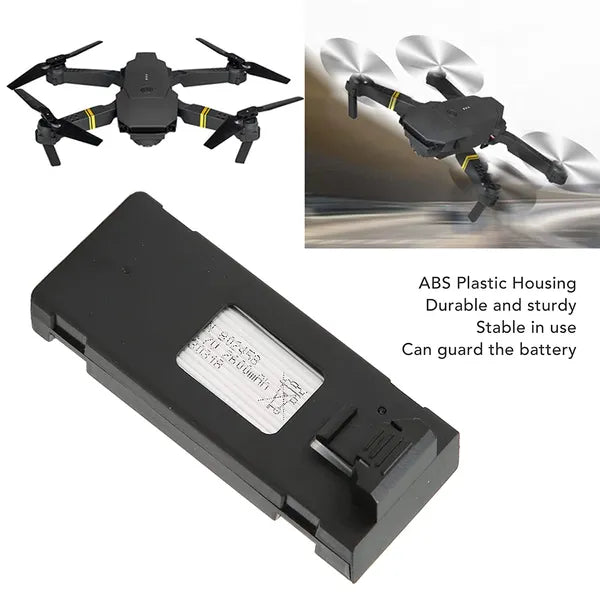 Pack of 1800 mah Drone Camera Battery For E88, E88 Pro Dual Camera, Dm 97 ,Vanguard