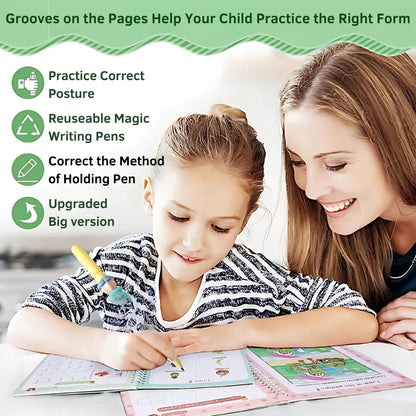 Magic Practice Copybook - (4 Book + 10 Refill) (A-127)