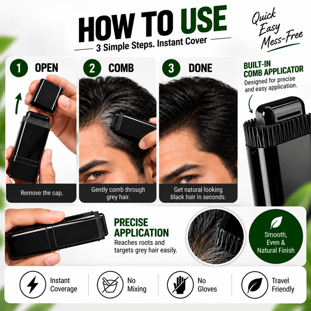 Instant Hair Dye Combo Stick