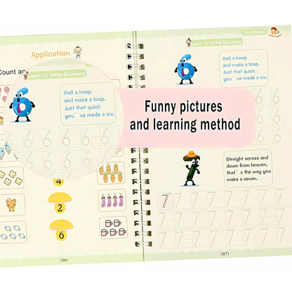 Magic Practice Copybook - (4 Book + 10 Refill) (A-127)