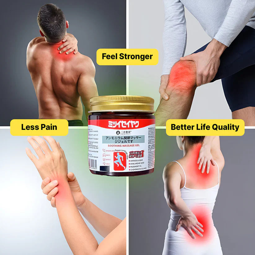 Instant Pain Relief Soothing Massage Gel [Buy 1 Get 1 Free!!].
